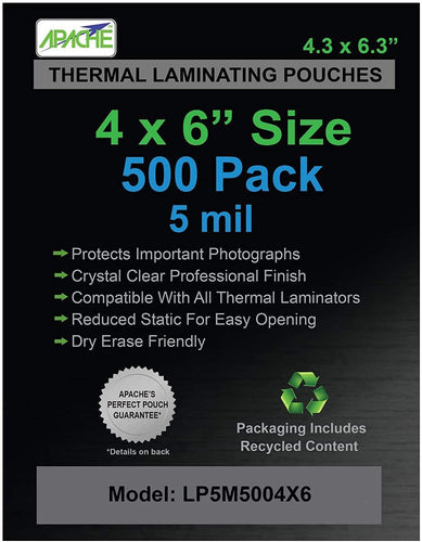 Universal Laminating Pouches, 5 mil, 2.13 x 3.38, Matte Clear, 25/Pack
